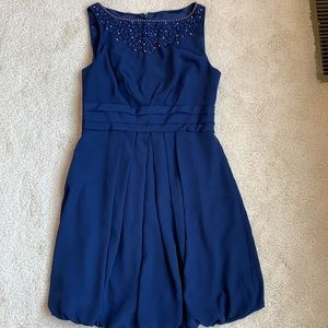 Blue dress